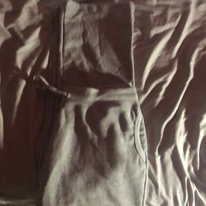 grey sweatpants